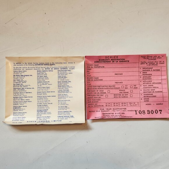 Vintage 60's Lady SCHICK Caprice Electric Shaver Razor Model 108 With Case Works - Picture 2 of 9